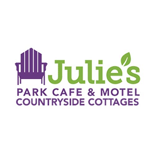 Julie's Park Cafe & Motel logo.