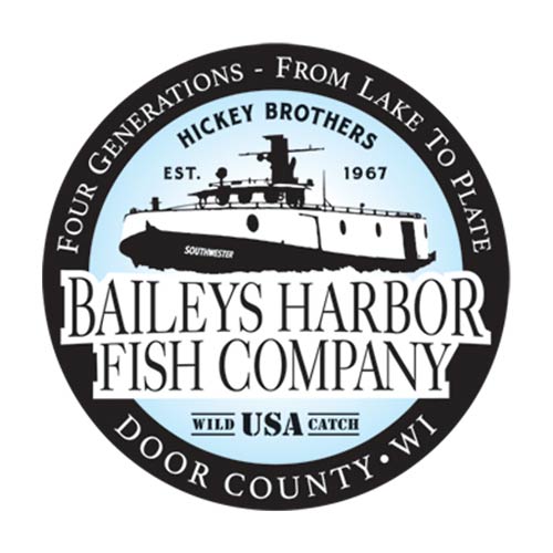 Baileys Harbor Fish Company logo.