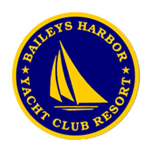 Baileys Harbor Yacht Club Resort logo.