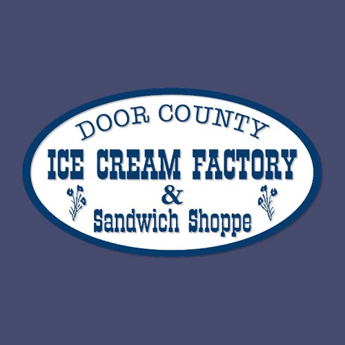 Door County Ice Cream Factory & Sandwich Shoppe logo.