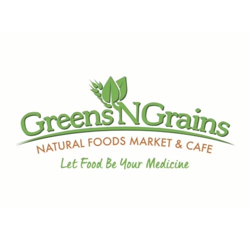Greens N Grains logo.