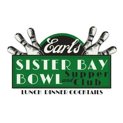 Earl's Sister Bay Bowl and Supper Club logo.