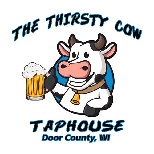 The Thirsty Cow Taphouse logo.